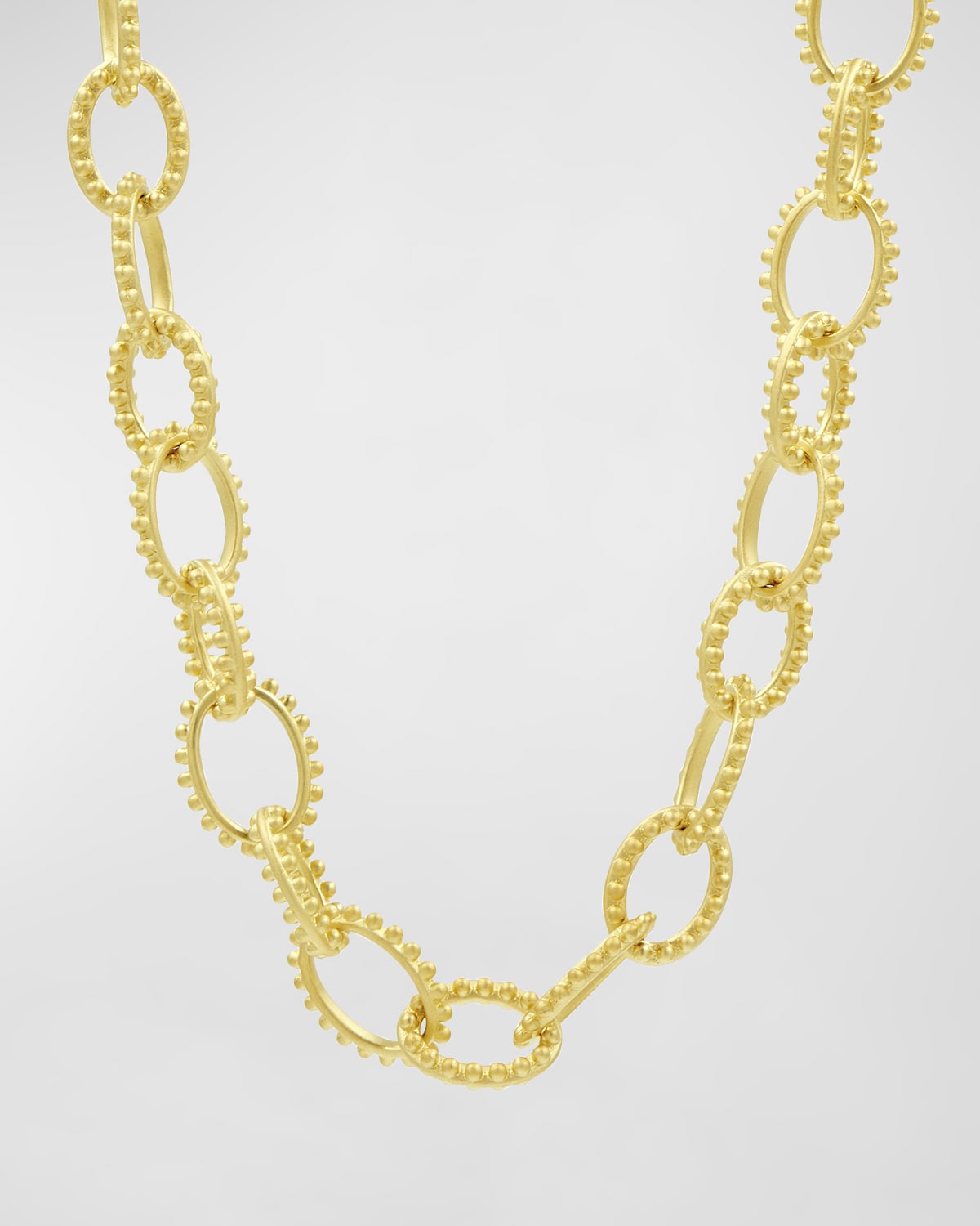 Freida Rothman Textured Heavy Link Toggle Necklace In Gold And Silver