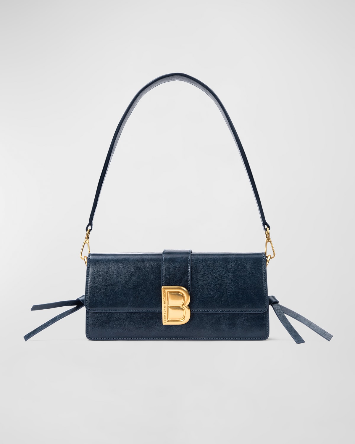 Bags, Brandon Blackwood Mini Kendrick Trunk Navy Croc