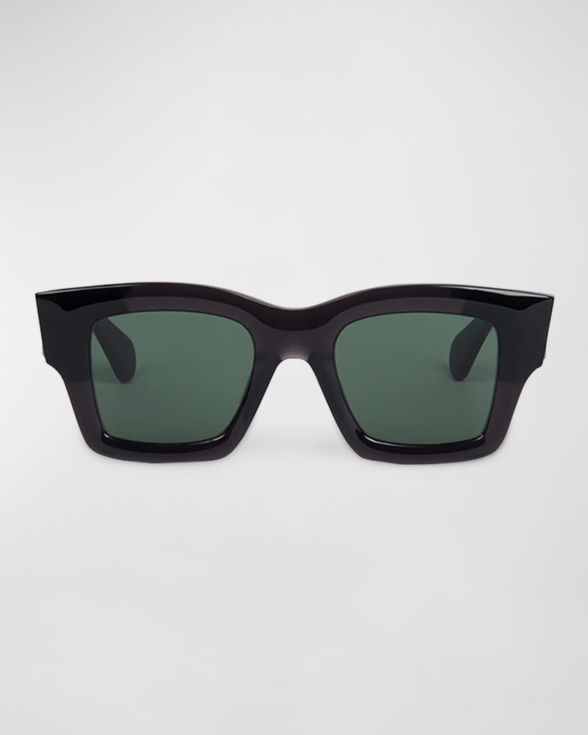 Jacquemus Les Lunettes Baci Acetate Rectangle Sunglasses In Multi-black
