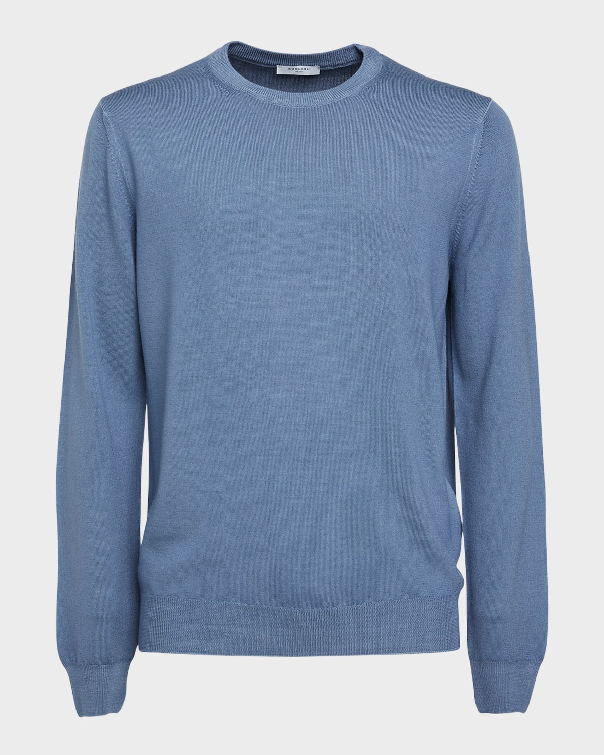 Men's Solid Wool Sweater