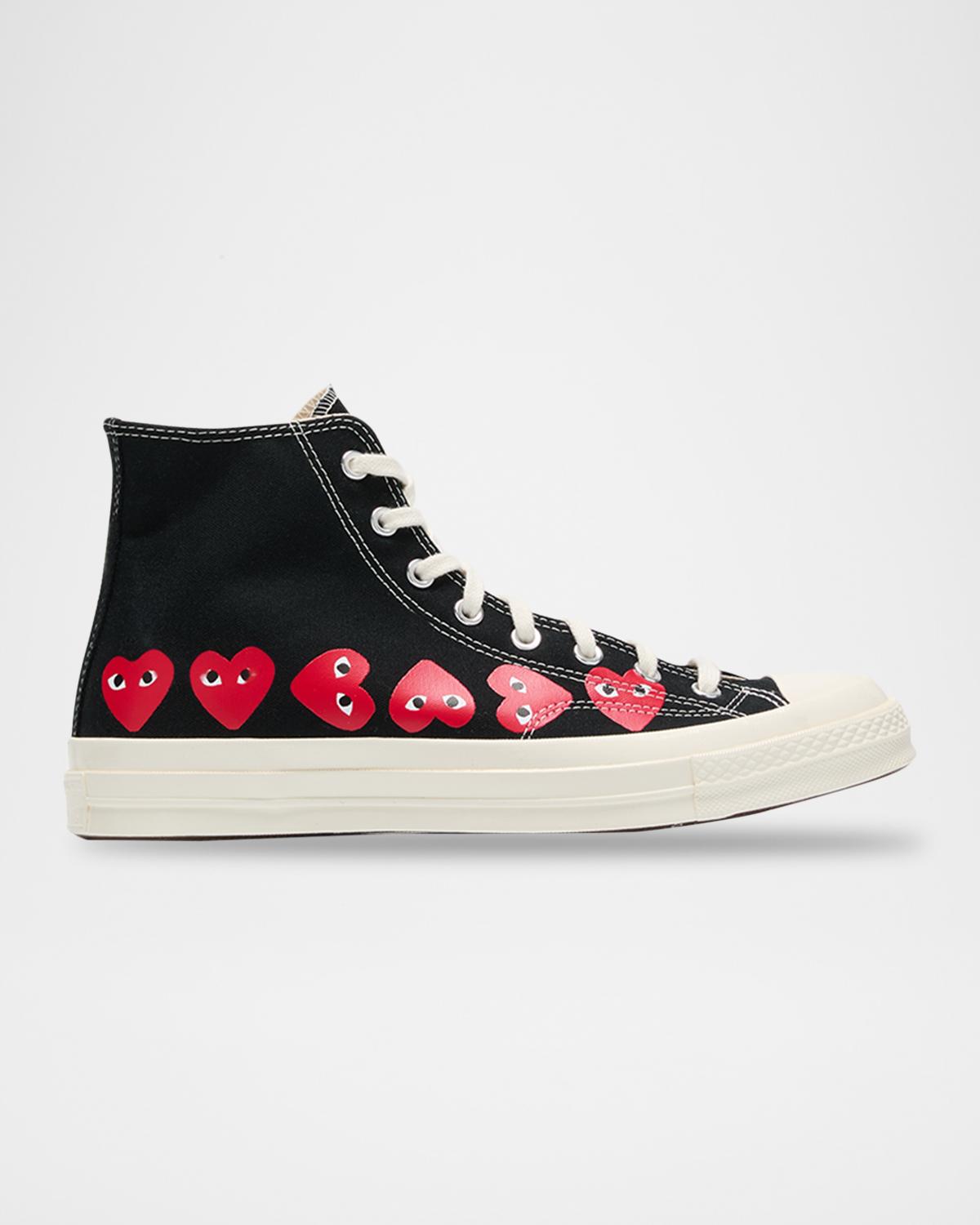 Comme Des Garçons Comme Des Garcons Chuck Taylor High Top Sneakers In Black