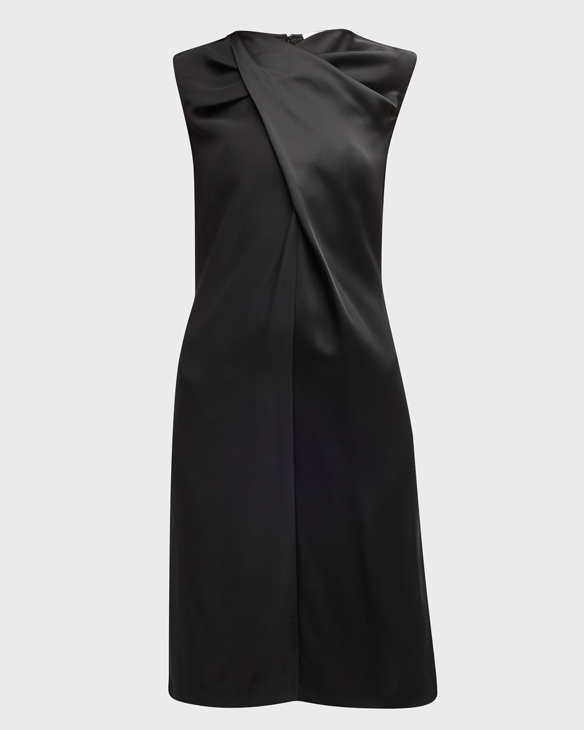 Burberry Panelled Sleeveless Dress In Black