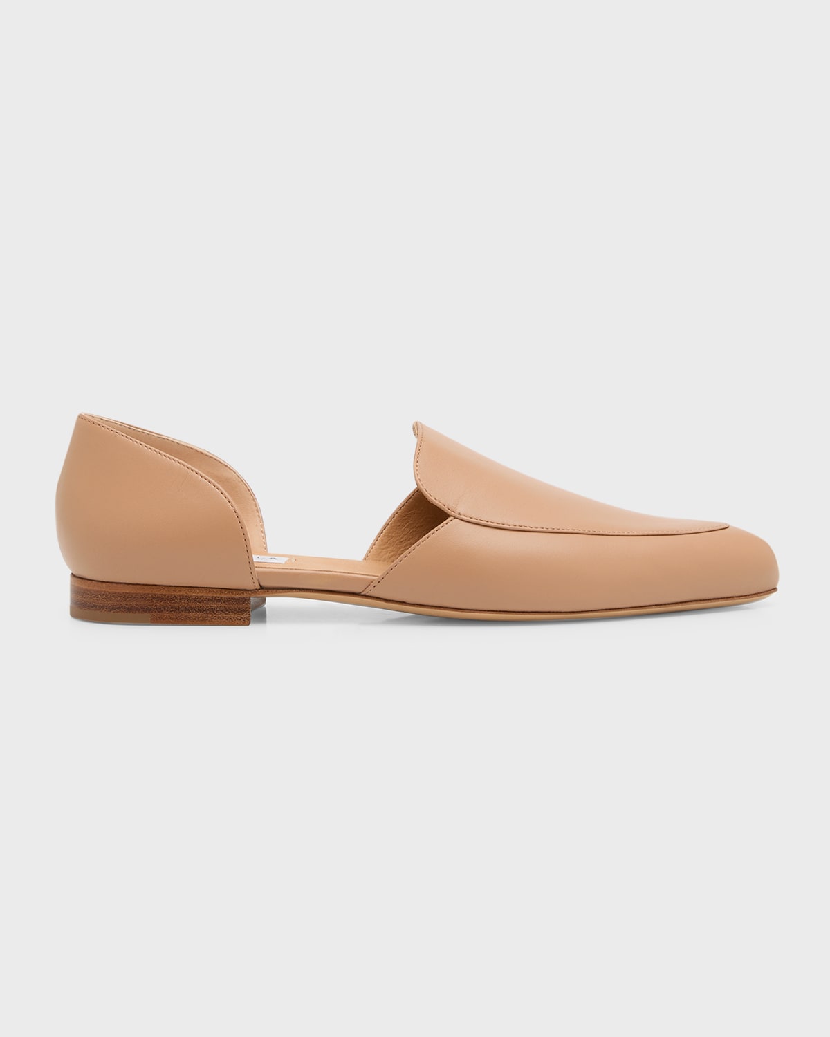 GABRIELA HEARST JAX D'ORSAY LEATHER LOAFERS