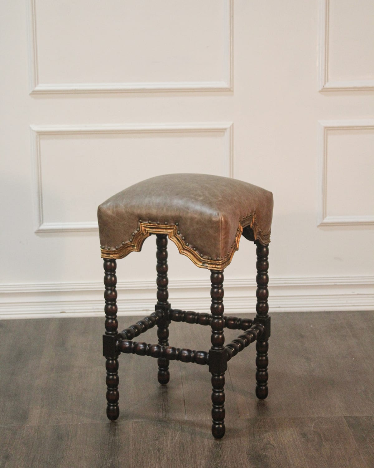 San Marco Leather Bar Stool - 30"