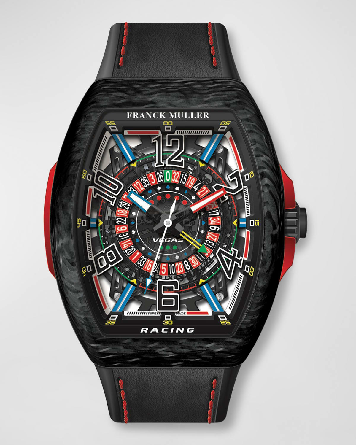 Franck Muller 45mm Vanguard Carbon Racing Vegas Watch