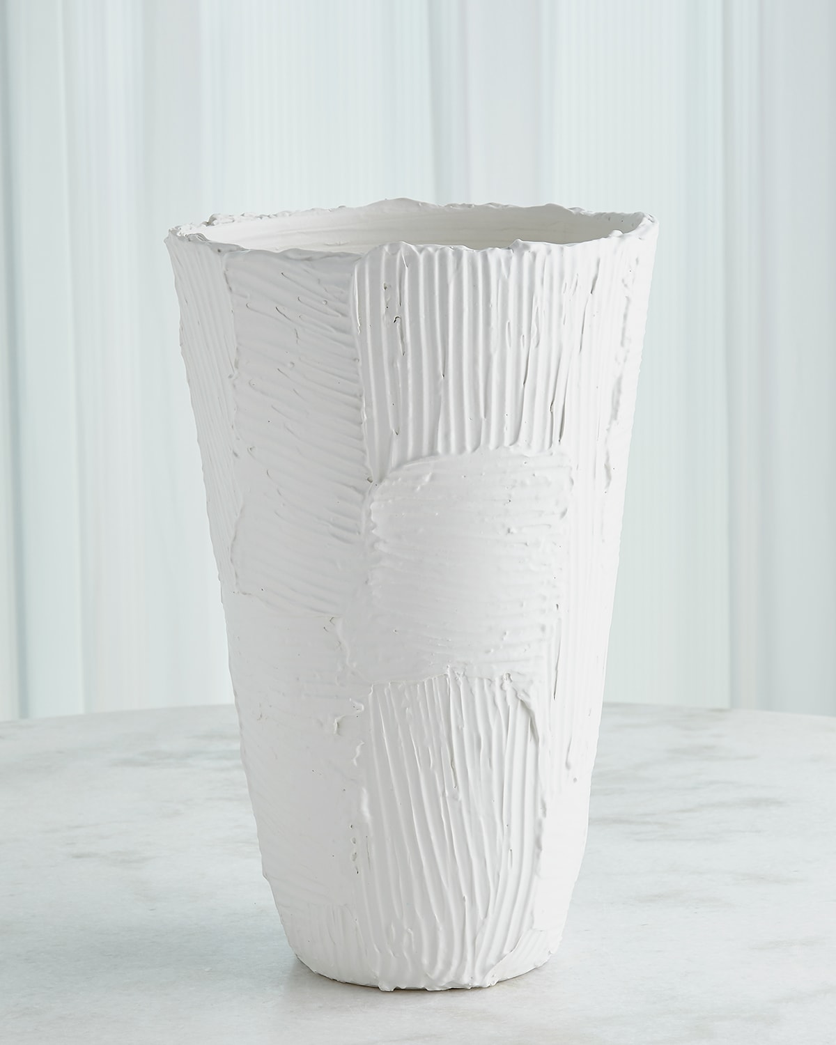 Matte Tall Chip Vase