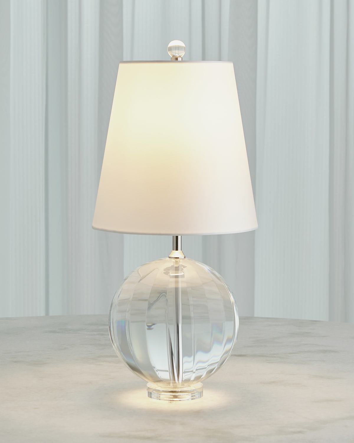 Crystal Faceted Lady Lamp