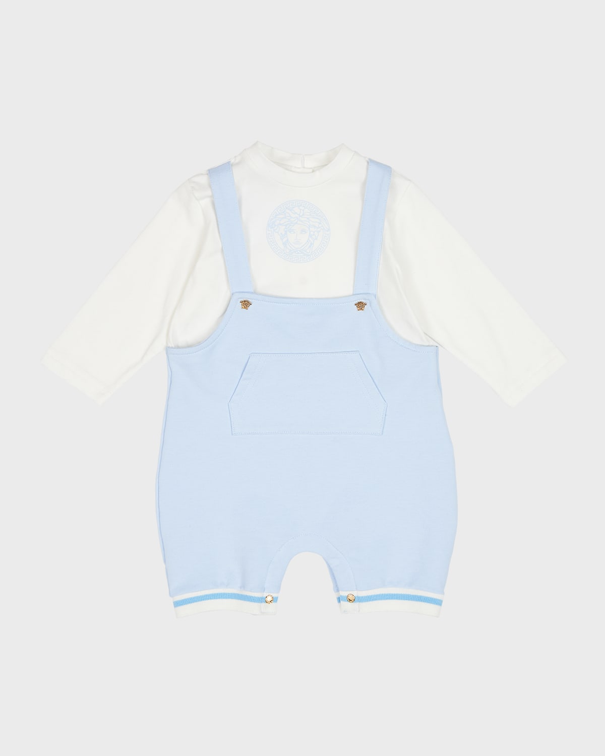 Boy's Fleece All In One Overalls, Size 3M-12M