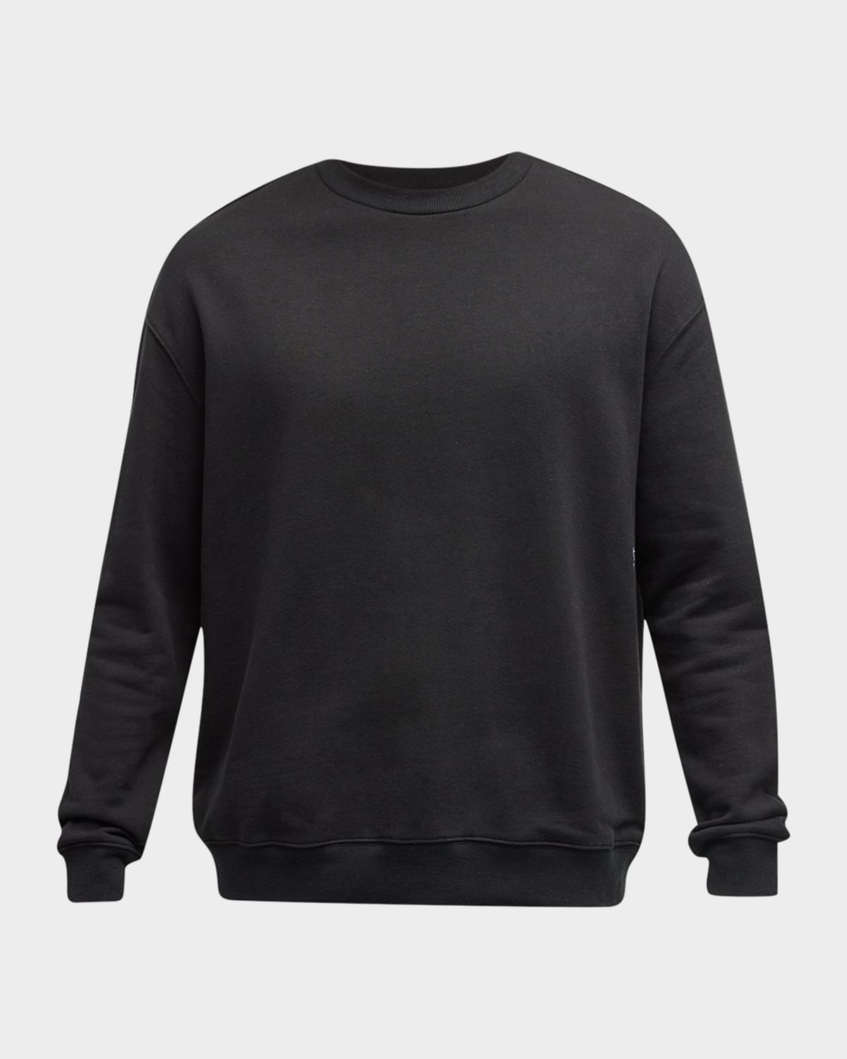 Shop Ksubi Men's 4x4 Biggie Loopback Fleece Sweatshirt In Black