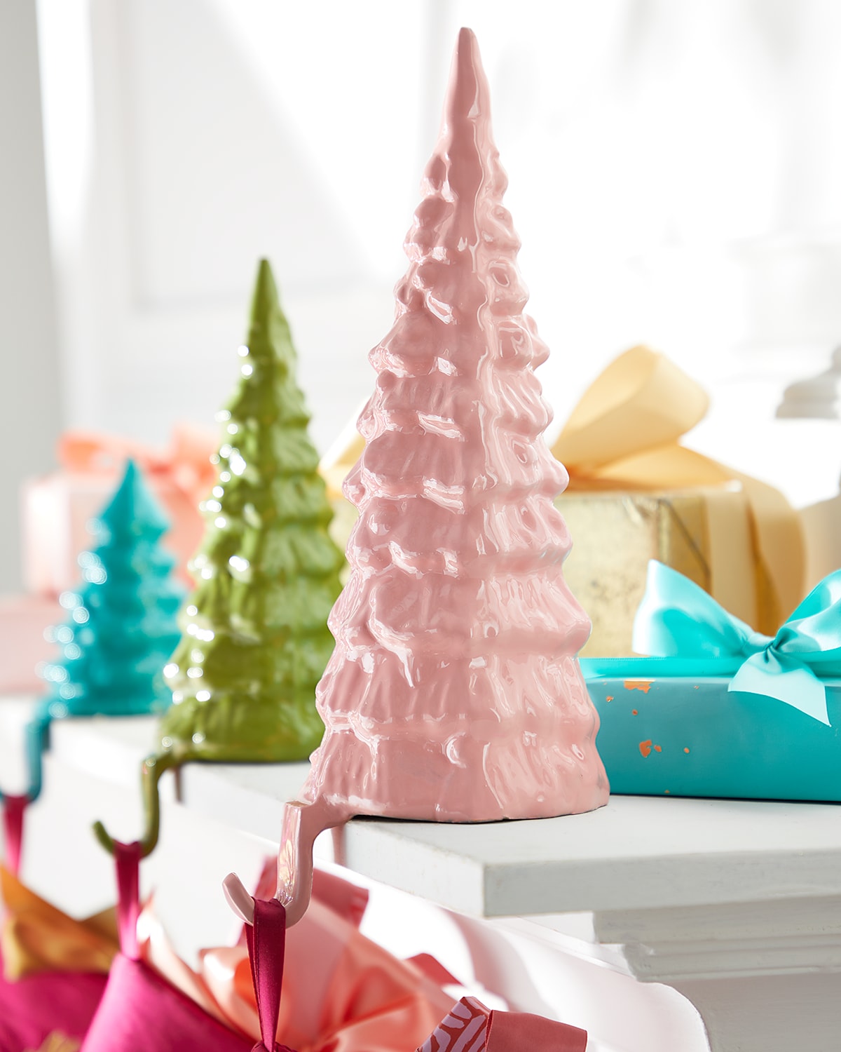 GLITTERVILLE 12" SUGAR PLUM FOREST STOCKING HOLDER 