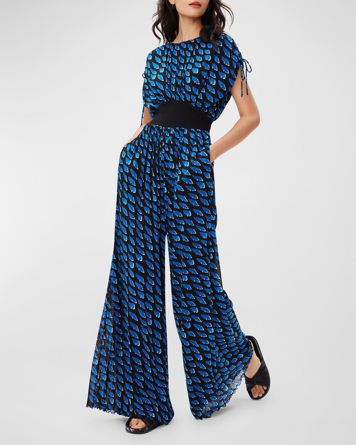 Andra Printed Wide-Leg Jumpsuit