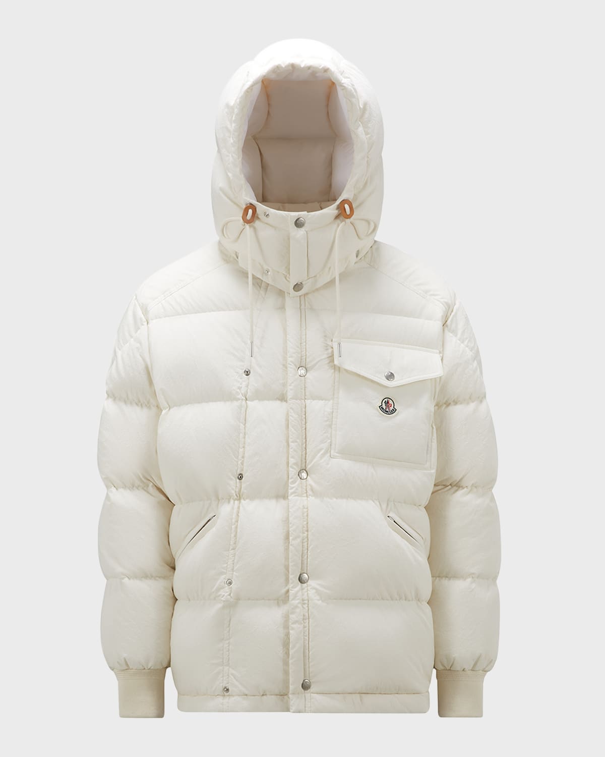 Moncler Karakorum Down Jacket In Cream