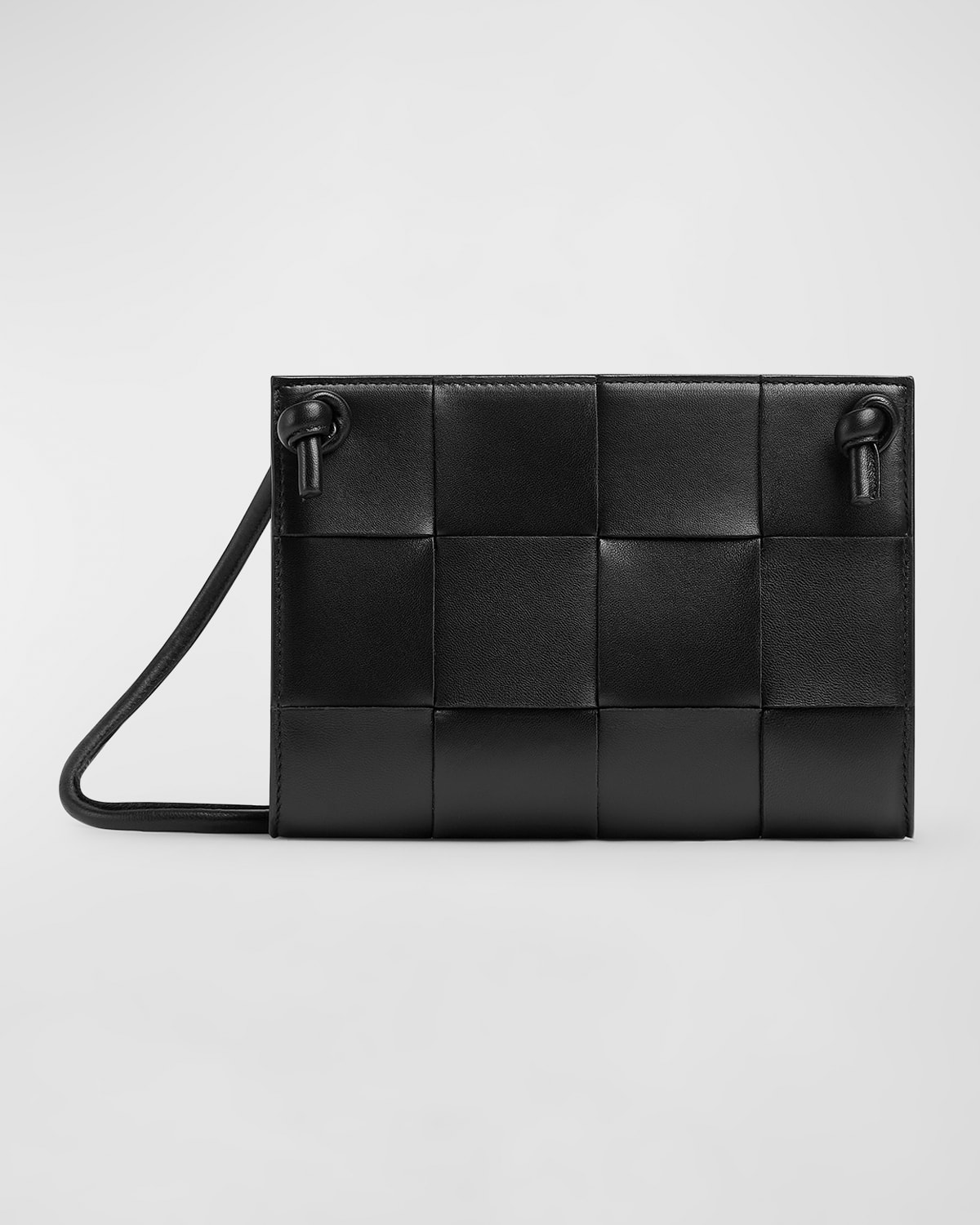 Bottega Veneta Mini Cassette Bag In Black-gold
