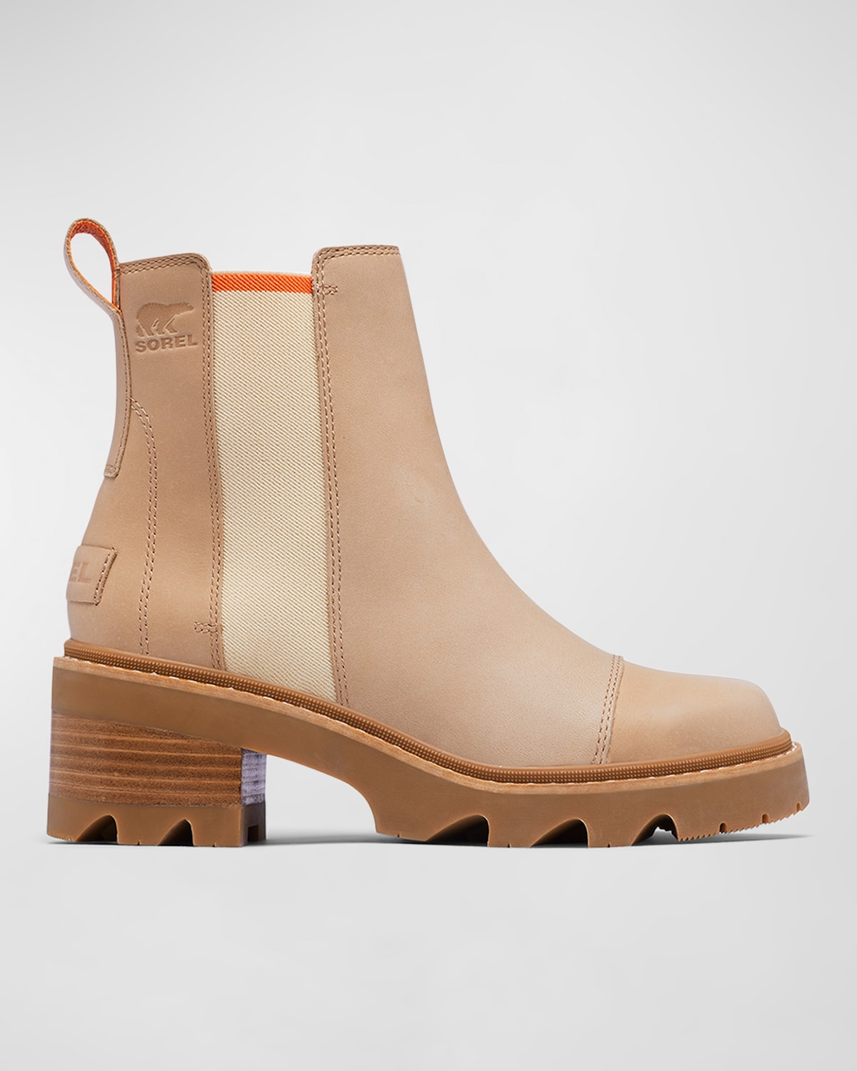 Joan Now Leather Chelsea Ankle Boots