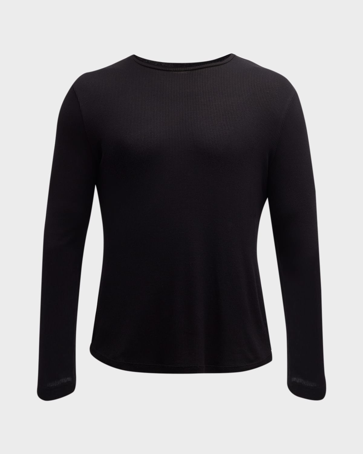 Men's Solid Ribbed T-Shirt