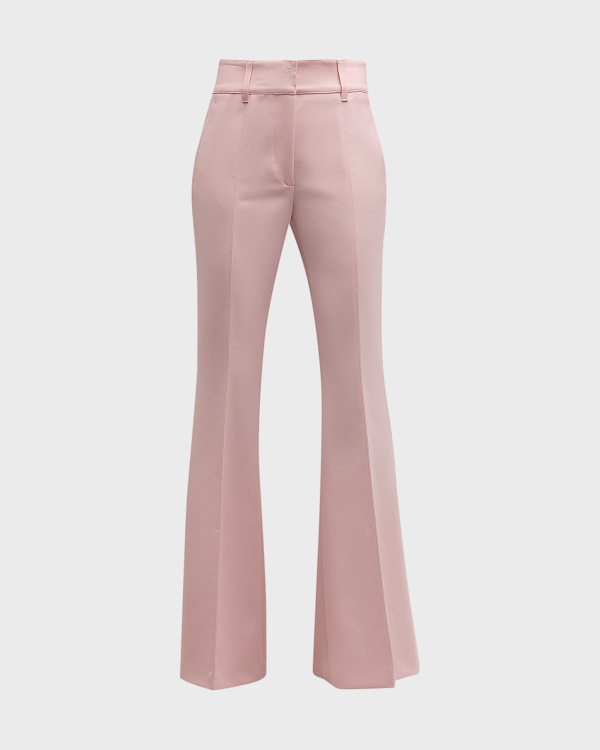 GABRIELA HEARST RHEIN FLARED WOOL TROUSERS