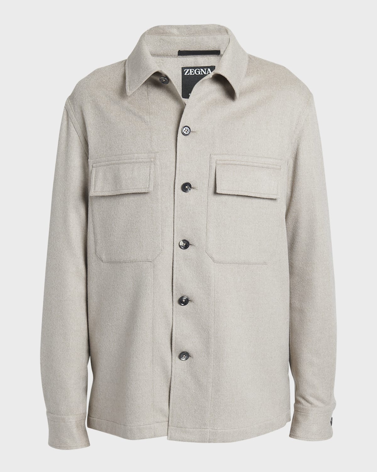 ZEGNA MEN'S CASHMERE OASI OVERSHIRT