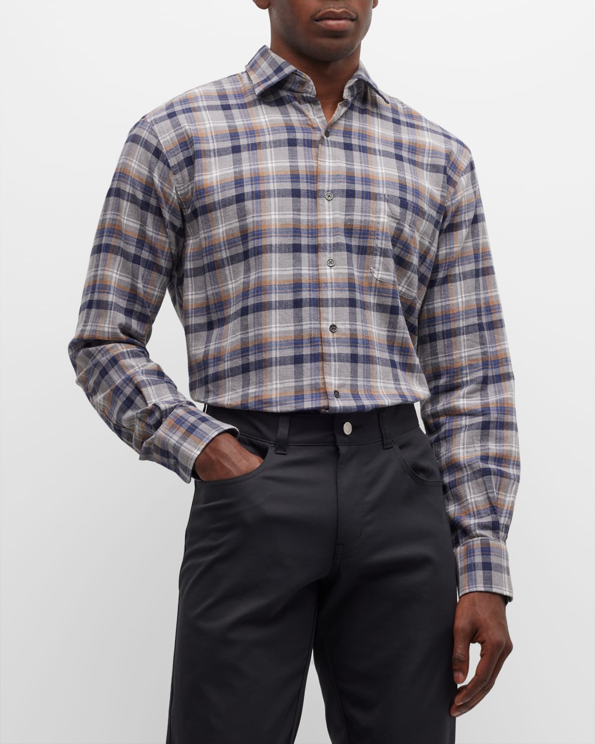 Men's Iron Way Cotton Sport Shirt