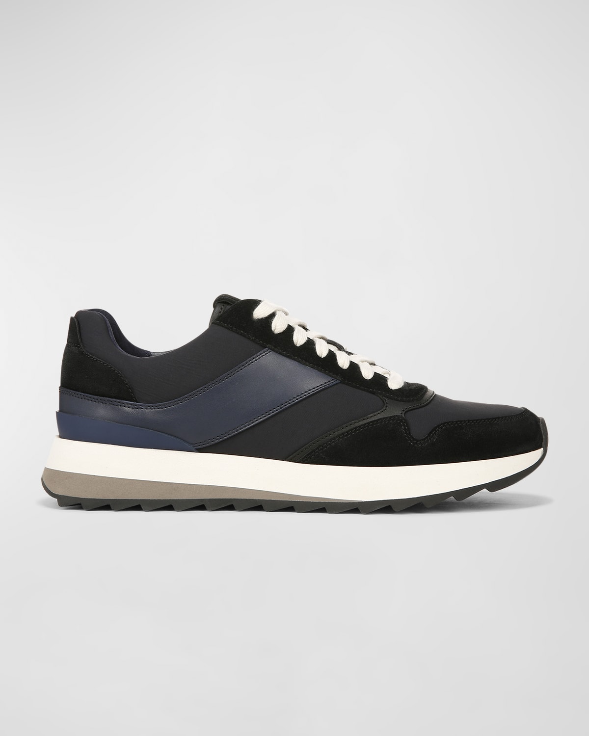 Men's Edric Vintage Leather and Suede Sneakers