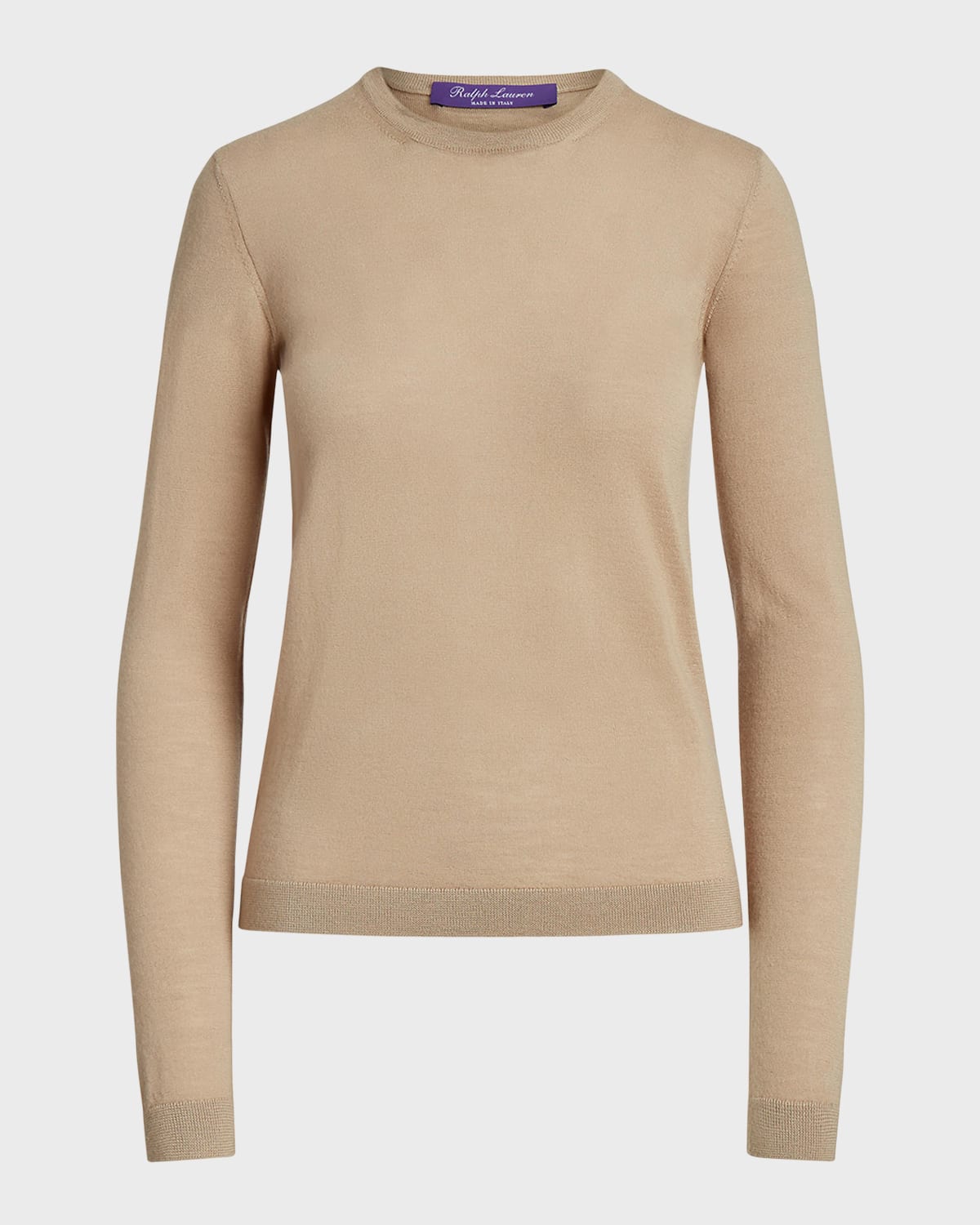 Polo Ralph Lauren Cashmere Crewneck Sweater In Tan