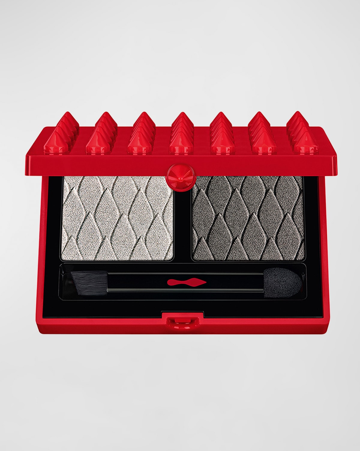 Shop Christian Louboutin Abracadabra Eyeshadow Duo Palette In Silver Spike