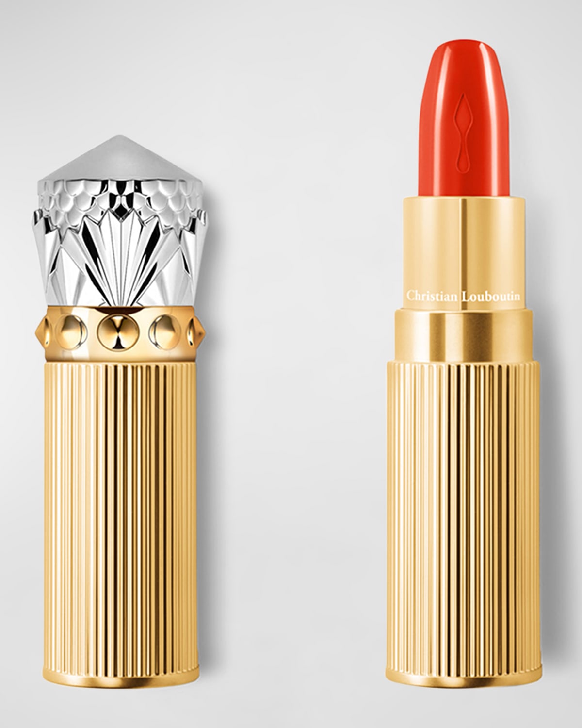 Shop Christian Louboutin Rouge Louboutin Silky Satin On-the-go Lipstick In My Orange