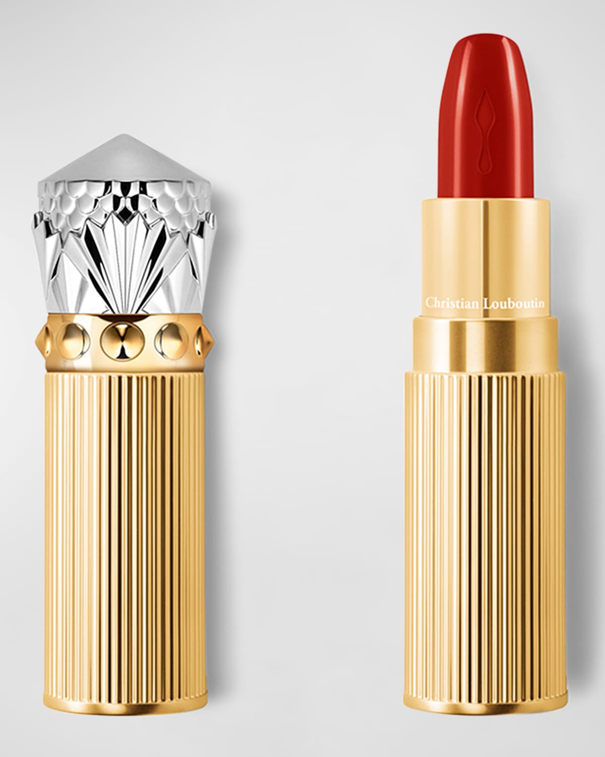 Shop Christian Louboutin Rouge Louboutin Silky Satin On-the-go Lipstick In Private Red