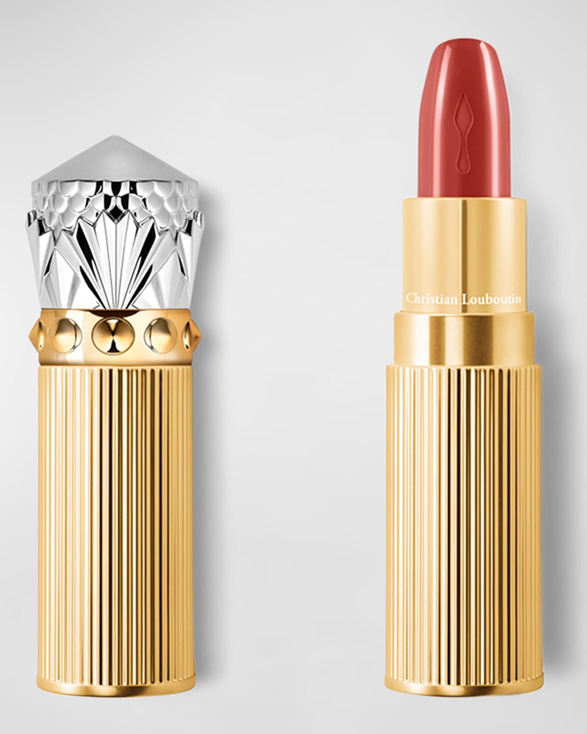 Christian Louboutin Louboutin Rouge Silky Satin On The Go Lipstick In Bobo Blush