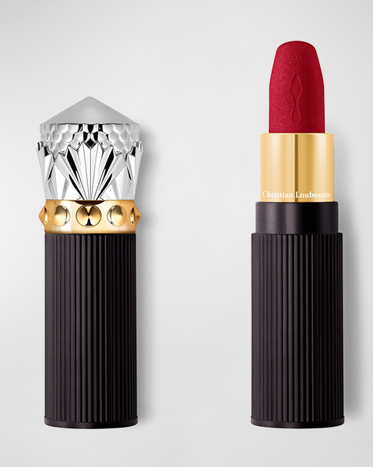 Shop Christian Louboutin Rouge Louboutin Velvet Matte On-the-go Lipstick