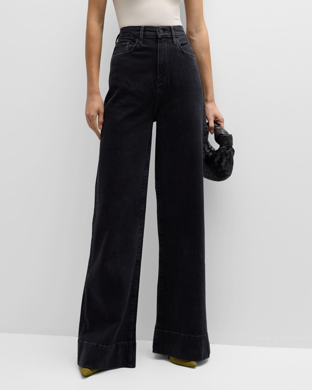 Ms. Triarchy V-High Rise Straight-Leg Jeans