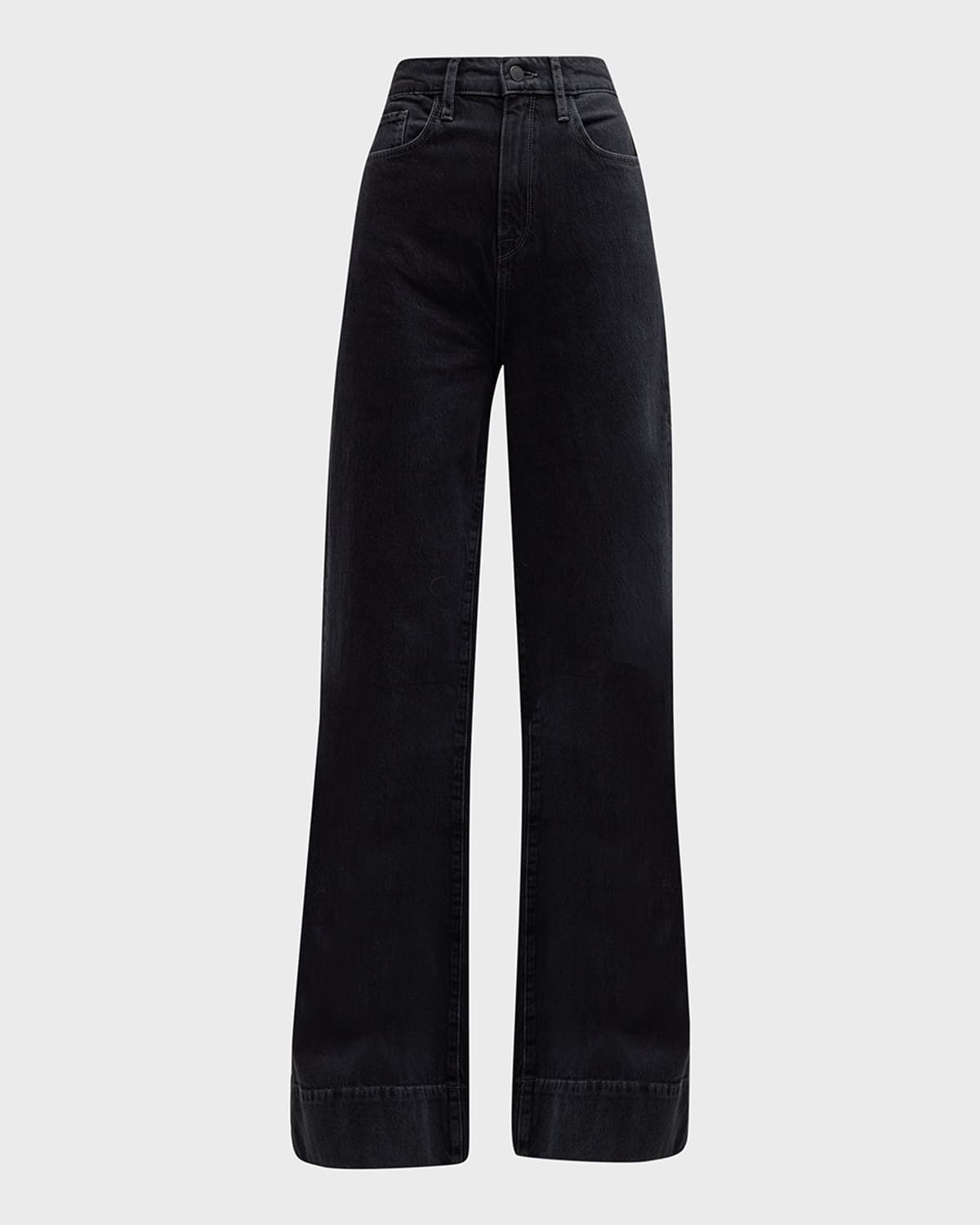 Ms. Triarchy V-High Rise Straight-Leg Jeans