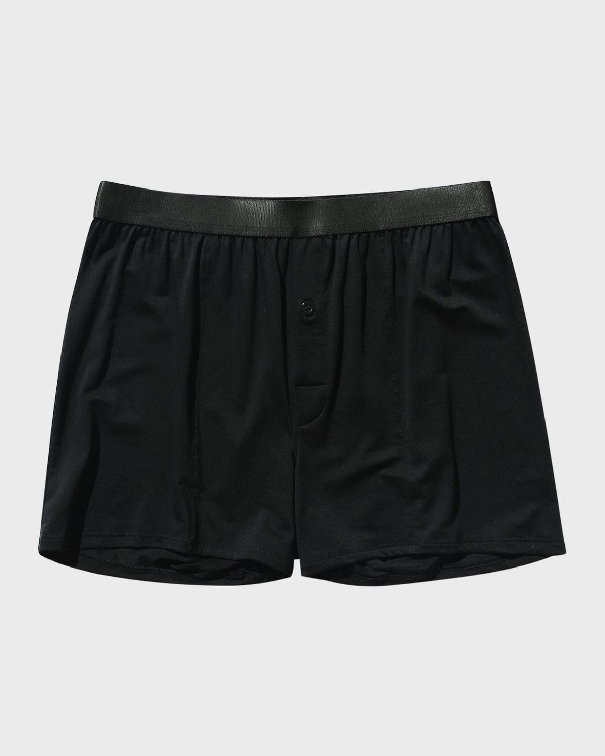 Cdlp Stretch-tencel™ Lyocell Boxer Shorts In Black