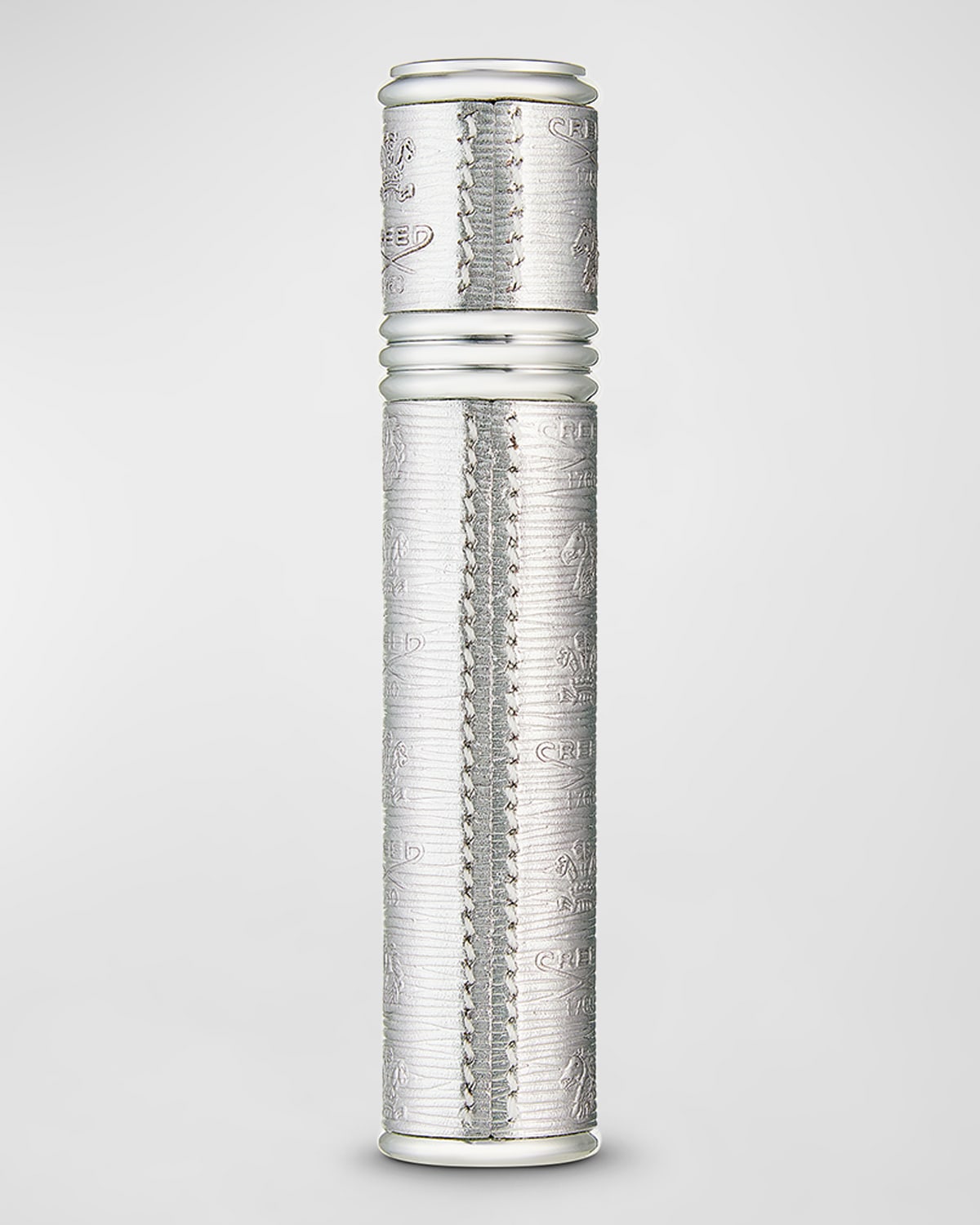 Creed Empty Silver Refillable Pocket Spray Case, 0.33 Oz.