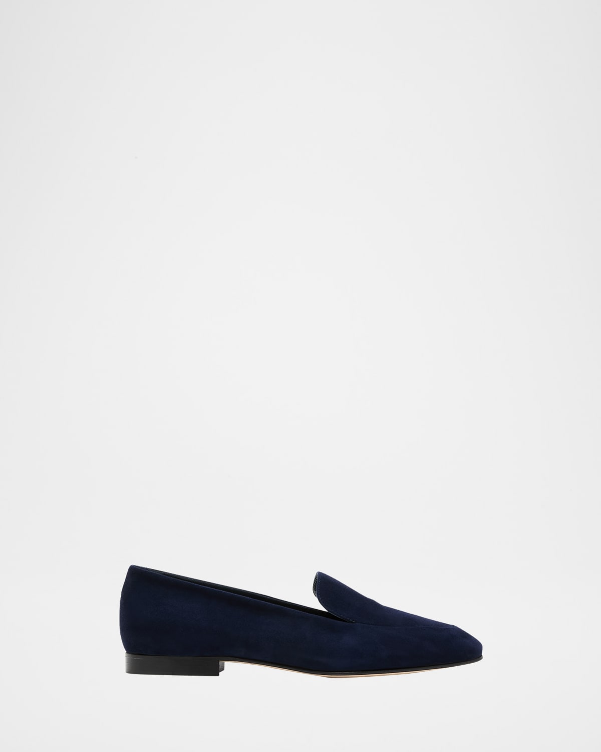 Manolo Blahnik Pitaka Suede Slip-on Loafers In Blue