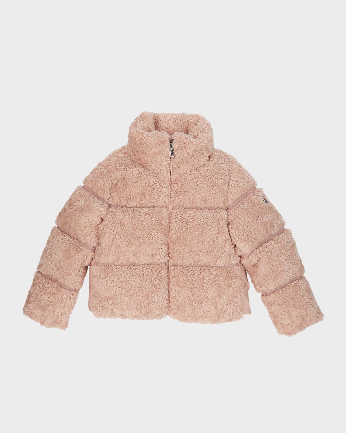 Moncler Kids' Girl's Segura Faux Fur Jacket In 73-519 Pink