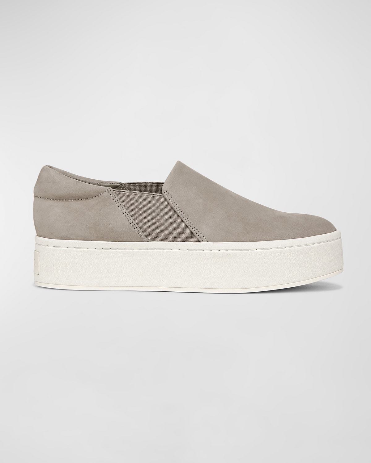 VINCE WARREN SUEDE SLIP-ON SNEAKERS