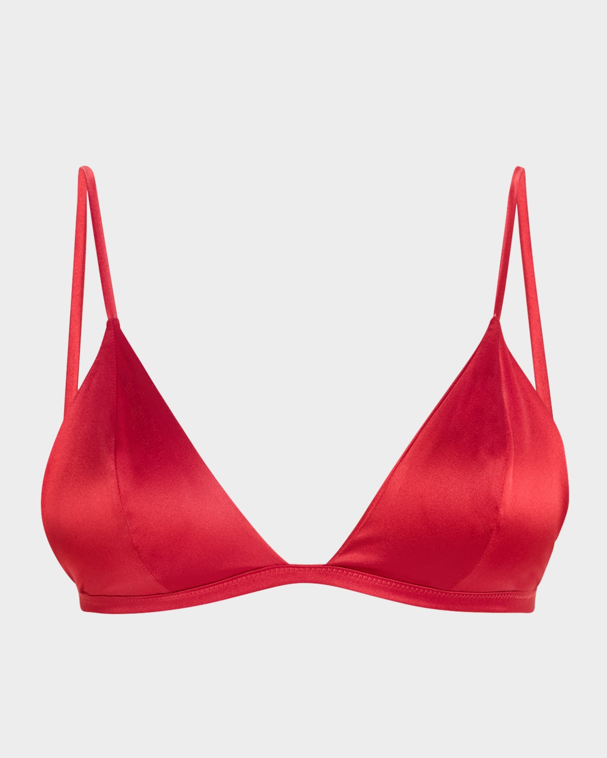Shop Kiki De Montparnasse Tous Les Jours Soft Wireless Triangle Bra In Blush