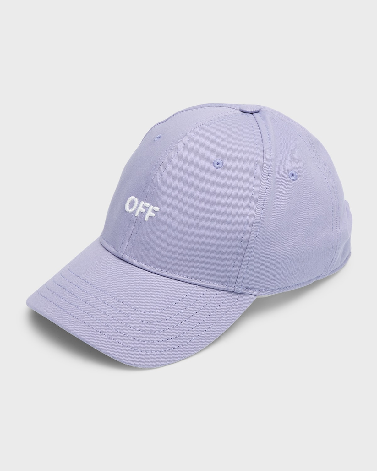 Shop Off-white Drill Off-stamp Baseball Cap In Lilac White