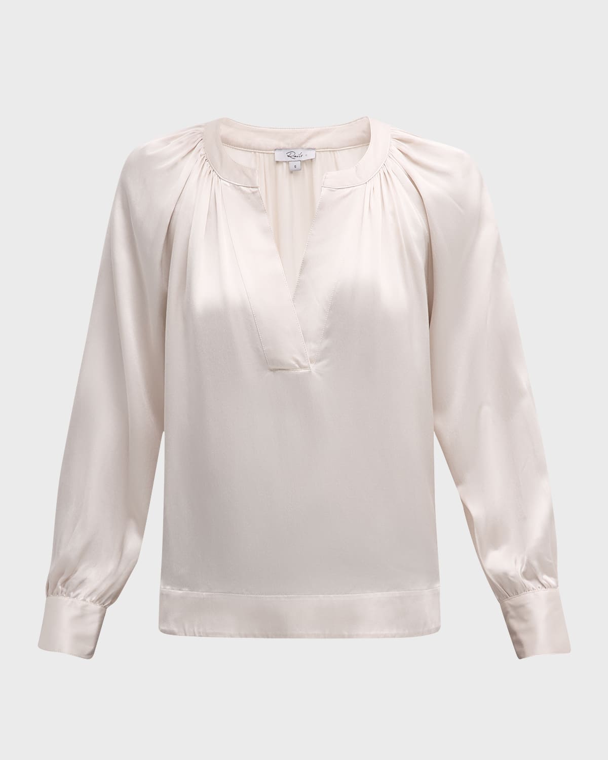 Rails Wynna Silk Blouse In Ivory