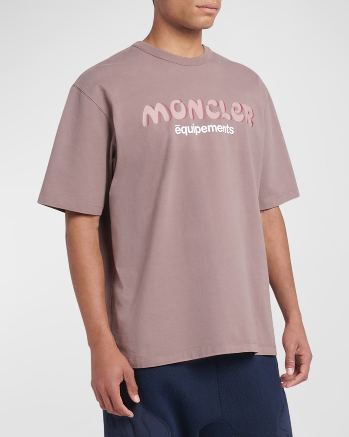 MONCLER GENIUS MONCLER X SALEHE BEMBURY MEN'S JERSEY LOGO T-SHIRT