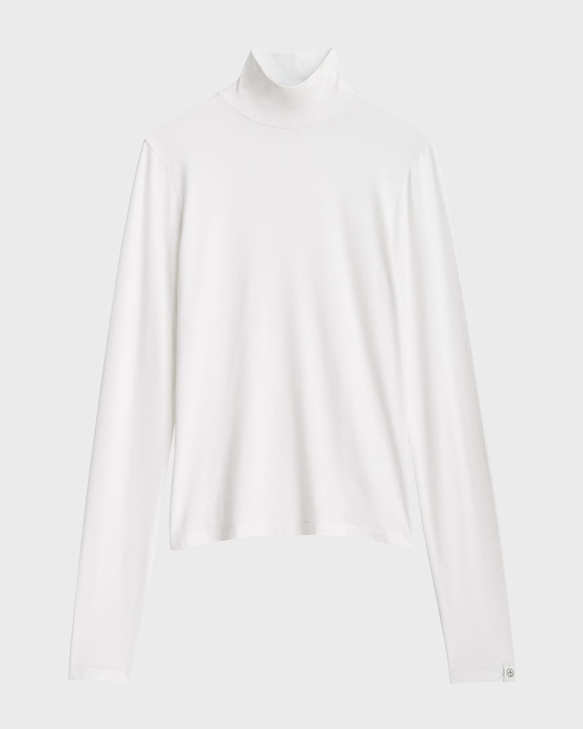 Shop Rag & Bone Luca Long-sleeve Turtleneck Top In White