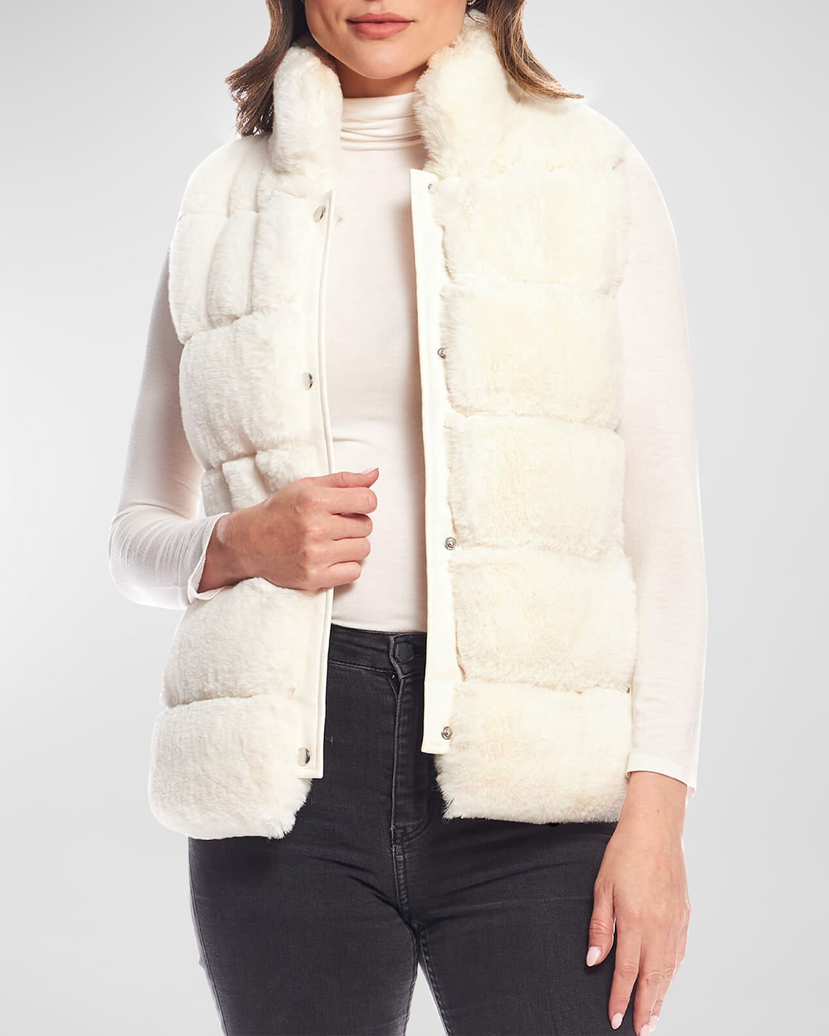 Neiman marcus sales faux fur vest