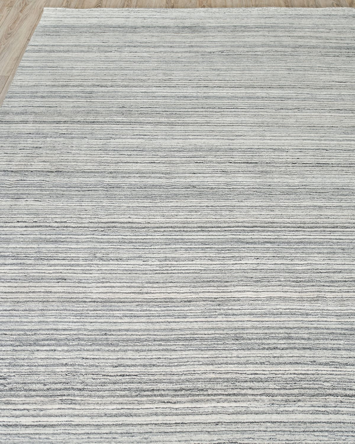 Exquisite Rugs Crockett Hand-loomed Rug, 10' X 14' In Ivory, Gray