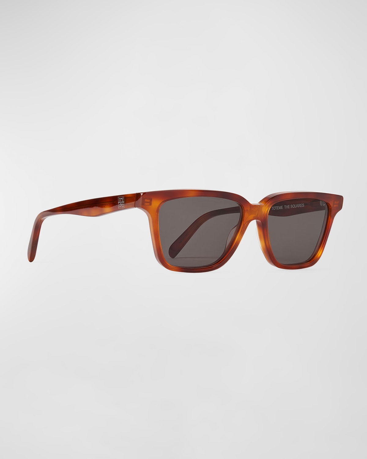 Totême The Squares Square Acetate Sunglasses In Brown