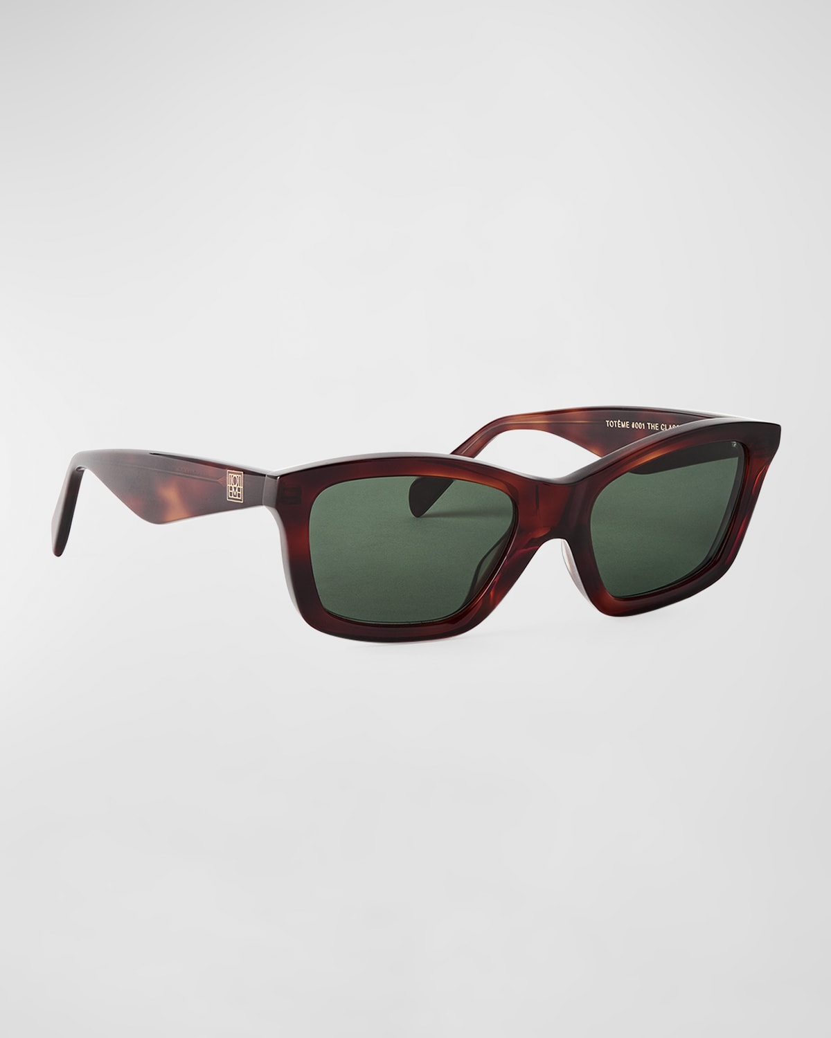 Totême The Classics Square Acetate Sunglasses In Havana 899