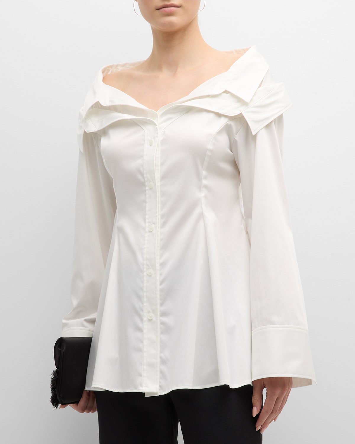 Melbourne Layered Button-Front Shirt