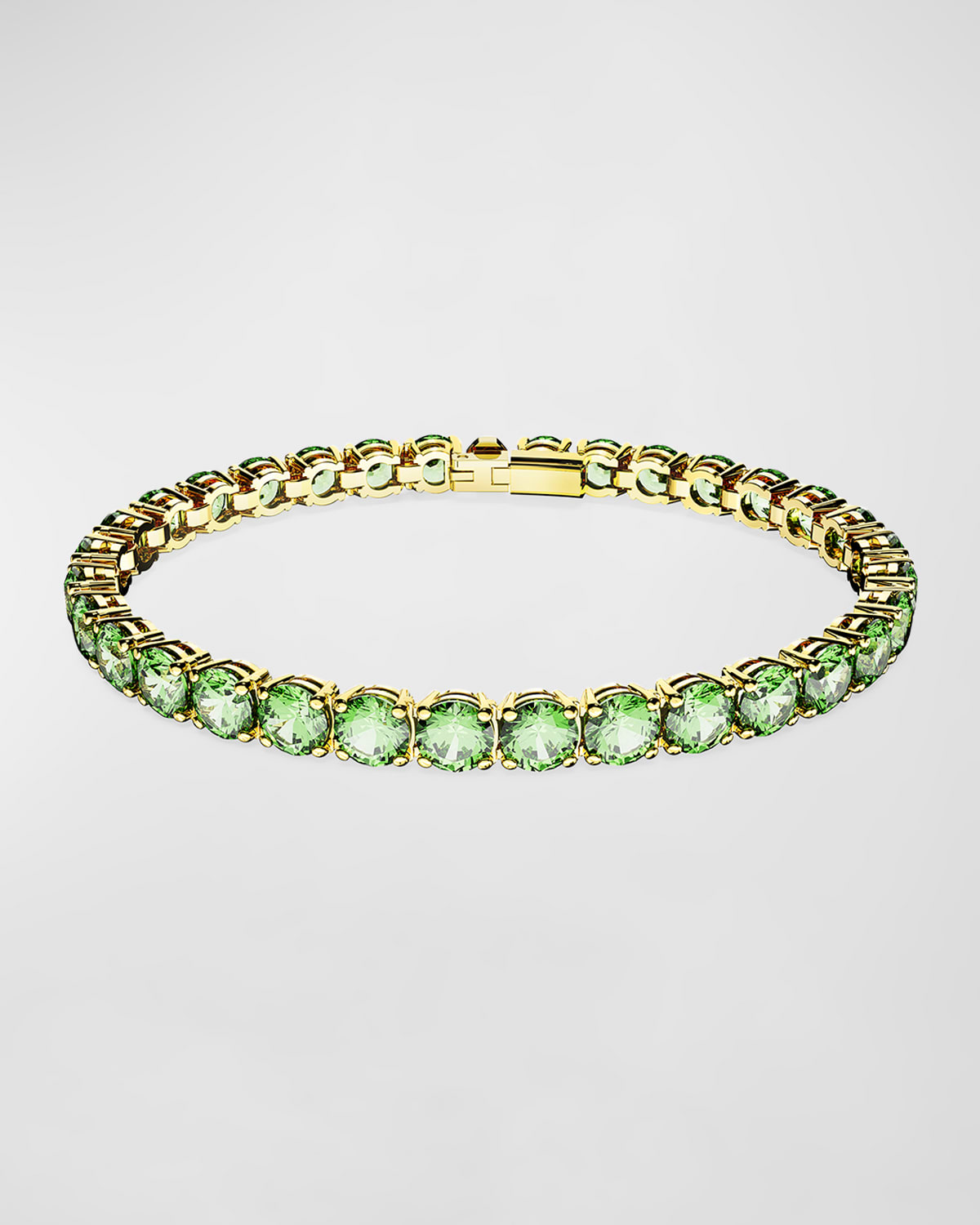 Swarovski Matrix Tennis Bracelet In Green