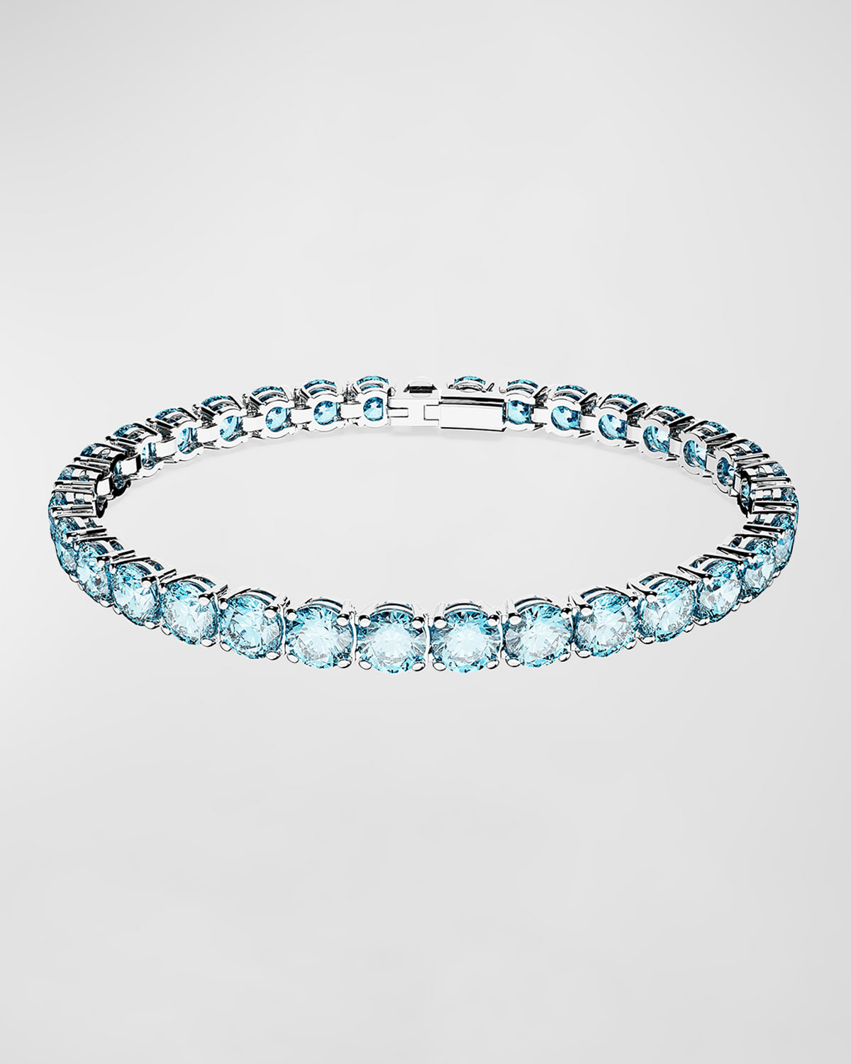 Swarovski Matrix Tennis Armband In Blue