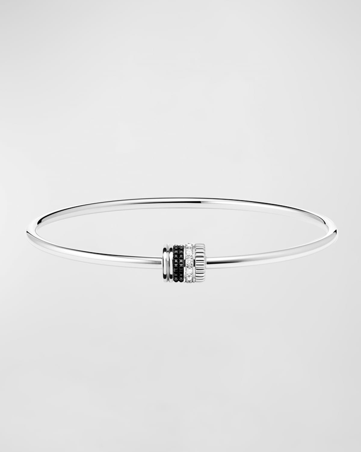 Boucheron 18kt White Gold Quatre Black Edition Diamond Bracelet