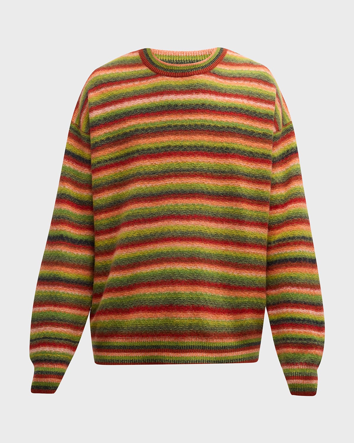 Men's Cashmere-Wool Striped Sweater